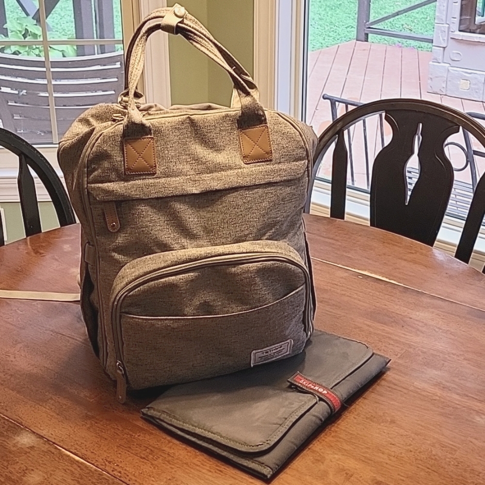 Diaper Bag Backpack - Gray